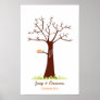 Fingerprint Tree Wedding Guestbook (White)