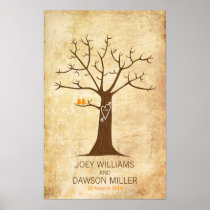 Fingerprint Tree Wedding (Vintage)