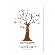 Fingerprint Tree Wedding (White) print