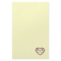 Fingerprints of God - 1 Peter 5:6-7 Customized Stationery