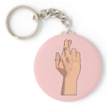 Fingers Crossed ~ Hand Signs &amp; Gestures Key Chains