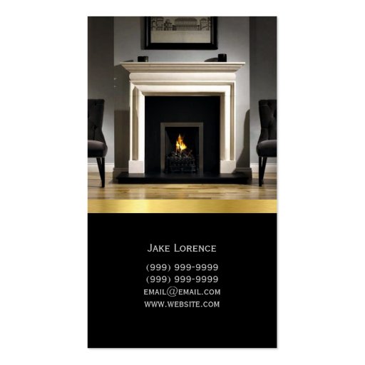 Finish Carpentry, Millwork, Construction Business Business Card (back side)