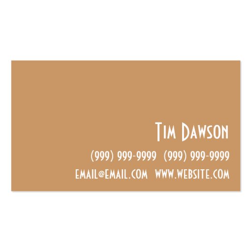 Finish Carpentry, Millwork, Construction Business Business Card Template (back side)