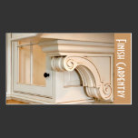 Finish Carpentry, Millwork, Construction Business business cards