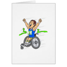 Finish Line Greeting Card