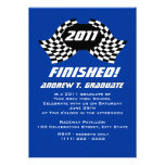 Finished Graduation Flags Invitation