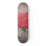 finished rose custom skateboard