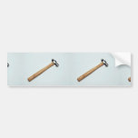 Finishing hammer for pounding bumper stickers