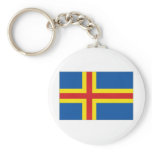 Finland Aringland Islands Flag Keychains