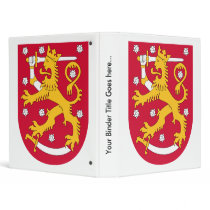 Finland Coat of Arms detail Vinyl Binder