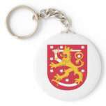 Finland Coat of Arms Keychain