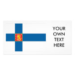 Finland Coat of Arms Custom Photo Card