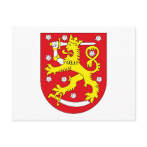 Finland Coat of Arms Postcard