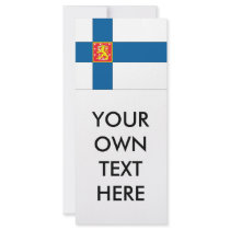 Finland Coat of Arms rack cards by flagshirts Finland Coat of Arms rack cards