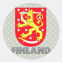Finland Coat of Arms Sticker
