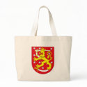 Finland Coat of Arms Tote Bag by FlagTshirts Finland Coat of Arms Tote Bag