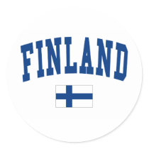 Finland College Style Stickers