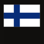 Finland Flag Map Spaghetti Top