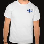 Finland Flag Map Basic T-Shirt