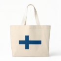 Finland Flag bags