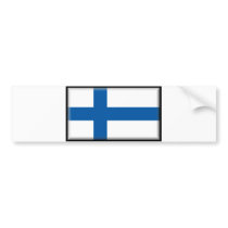 Finland Flag bumper stickers