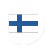 Finland FLAG International Sticker