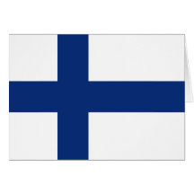 Finland Flag Notecard