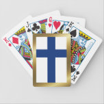 Finland Flag Playing Cards playing cards
