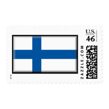 Finland Flag Postage Stamp