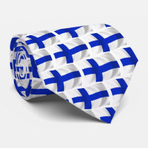 Finland Flag Tie
