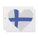 Finland heart icon invitations