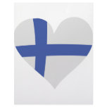Finland heart icon letterhead