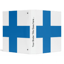 Finland High quality Flag 3 Ring Binders