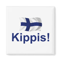 Finland Kippis! (Cheers!) Magnet