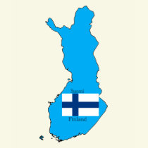 Finland Map and Flag Shirt Tshirts