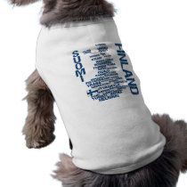 FINLAND MAP pet clothing