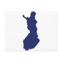 Finland Map postcards by Thinkdifferent Finland Map postcards