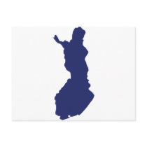 Finland Map postcards by Thinkdifferent Finland Map postcards