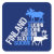 suomi, finland, reindeer, moose, grunge, blue,
