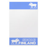 Finland Moose stationary - customize Custom Stationery