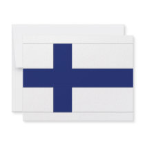 Finland National Flag invitations