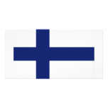Finland National Flag Photo Greeting Card