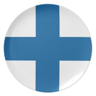 Finland Party Plate