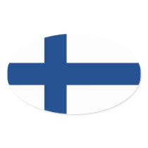 finland oval sticker