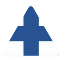 finland triangle stickers