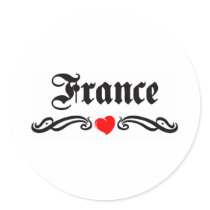 Finland Tattoo Style Round Stickers