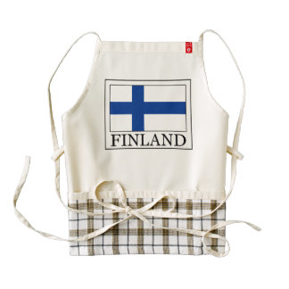 Finland Zazzle HEART Apron