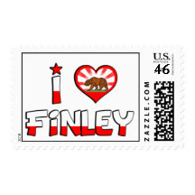 Finley, CA Postage Stamp