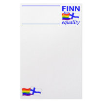 Finn 4 Equality stationary - customize Stationery Design