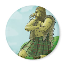 Finn McCool Fridge Magnet by JamesBattersby Finn McCool Fridge Magnet